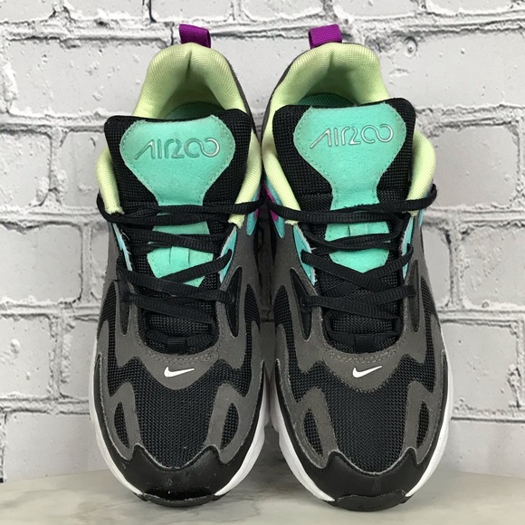 Nike Air Max 200 Thunder Kids Unisex Grey Aurora Sneakers Size 5Y AT5627-004 - Picture 9 of 13